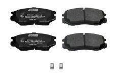 Sada brzdových destiček, kotoučová brzda JURID 572441J