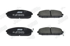 Sada brzdových destiček, kotoučová brzda JURID 572448J