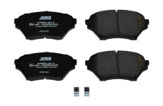 Sada brzdových destiček, kotoučová brzda JURID 572502J