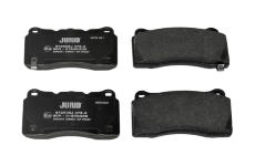 Sada brzdových destiček, kotoučová brzda JURID 572508J