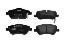 Sada brzdových destiček, kotoučová brzda JURID 572524J