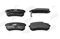 Sada brzdových destiček, kotoučová brzda JURID 572527J