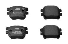 Sada brzdových destiček, kotoučová brzda JURID 572554J