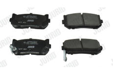 Sada brzdových destiček, kotoučová brzda JURID 572556J