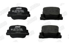 Sada brzdových destiček, kotoučová brzda JURID 572559J