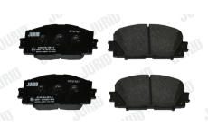 Sada brzdových destiček, kotoučová brzda JURID 572578J