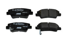 Sada brzdových destiček, kotoučová brzda JURID 572629J