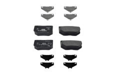 Sada brzdových destiček, kotoučová brzda JURID 572645J