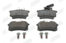 Sada brzdových destiček, kotoučová brzda JURID 573065JC