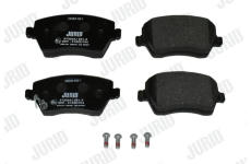 Sada brzdových destiček, kotoučová brzda JURID 573255J