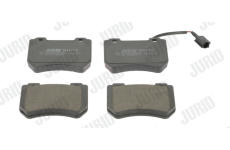 Sada brzdových destiček, kotoučová brzda JURID 573309JC