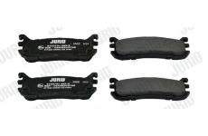 Sada brzdových destiček, kotoučová brzda JURID 573373J