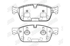 Sada brzdových destiček, kotoučová brzda JURID 573448J