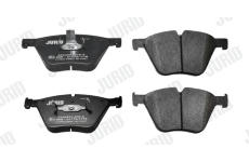 Sada brzdových destiček, kotoučová brzda JURID 573457J
