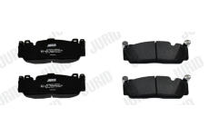 Sada brzdových destiček, kotoučová brzda JURID 573617J