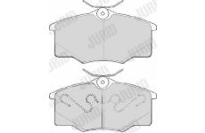 Sada brzdových destiček, kotoučová brzda JURID 573635J