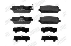 Sada brzdových destiček, kotoučová brzda JURID 573640J