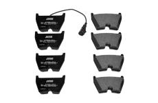 Sada brzdových destiček, kotoučová brzda JURID 573809J