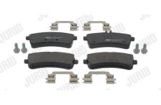 Sada brzdových destiček, kotoučová brzda JURID 574101J