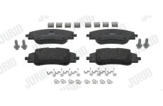 Sada brzdových destiček, kotoučová brzda JURID 574238J