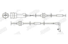 Vystrazny kontakt, opotrebeni oblozeni JURID 581373