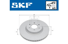 Brzdový kotouč SKF VKBD 81373 V1