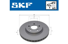 Brzdový kotouč SKF VKBD 81382 V1