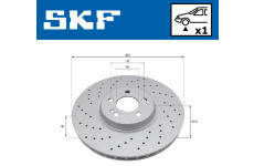 Brzdový kotouč SKF VKBD 81384 V1