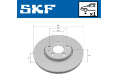 Brzdový kotúč SKF VKBD 81400 V1