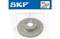 Brzdový kotouč SKF VKBD 91369 S2