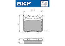 Sada brzdových destiček, kotoučová brzda SKF VKBP 90540