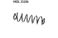 Pružina podvozku SKF VKDL 31106