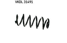 Pružina podvozku SKF VKDL 31491