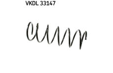 Pružina podvozku SKF VKDL 33147