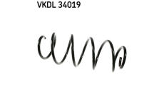 Pružina podvozku SKF VKDL 34019