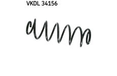 Pružina podvozku SKF VKDL 34156