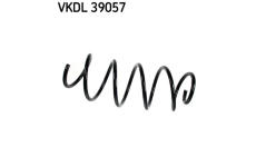 Pružina podvozku SKF VKDL 39057