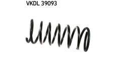 Pružina podvozku SKF VKDL 39093