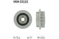 Voľnobeżka alternátora SKF VKM 03115