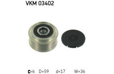 Voľnobeżka alternátora SKF VKM 03402