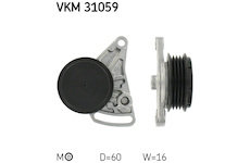 Napínací kladka, žebrovaný klínový řemen SKF VKM 31059