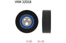 Vratna/vodici kladka, klinovy zebrovy remen SKF VKM 32018