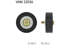 Vratna/vodici kladka, klinovy zebrovy remen SKF VKM 32036