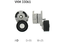Napínací kladka, žebrovaný klínový řemen SKF VKM 33061