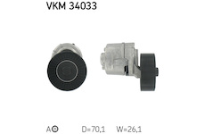 Napínací kladka, žebrovaný klínový řemen SKF VKM 34033