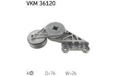 Napínací kladka, žebrovaný klínový řemen SKF VKM 36120