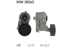 Napínací kladka, žebrovaný klínový řemen SKF VKM 38045