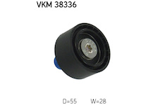 Vratná/vodicí kladka, klínový žebrový řemen SKF VKM 38336