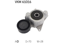 Napínací kladka, žebrovaný klínový řemen SKF VKM 61016
