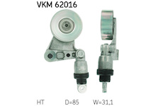 Napínací kladka, žebrovaný klínový řemen SKF VKM 62016